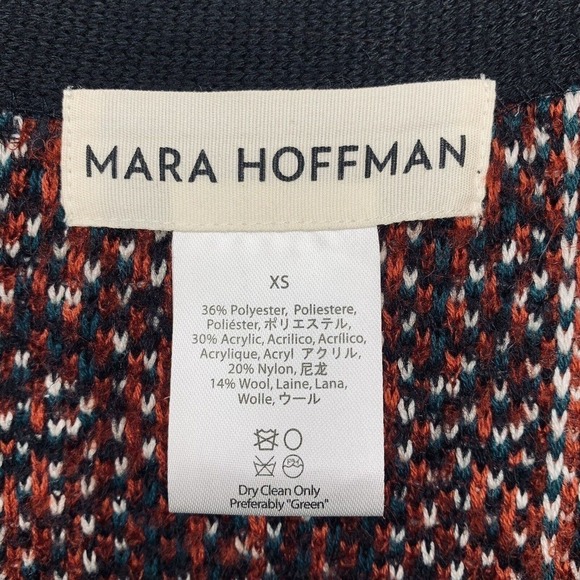 Mara Hoffman Bolnisi Rug Sweater Coat Womens XS $495 ASO Zoe of This Is Us - Picture 9 of 16